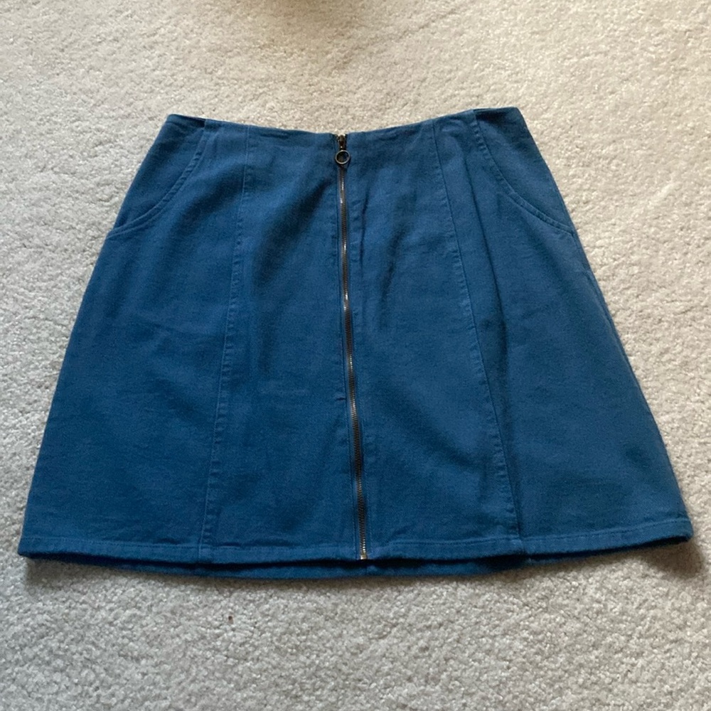 Women’s Blue Denim Mini Skirt